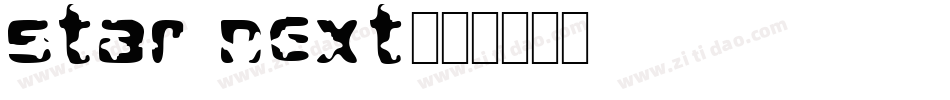 Star Next字体转换